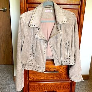 Studded Suede Jacket